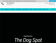 Tablet Screenshot of dogspotnw.com